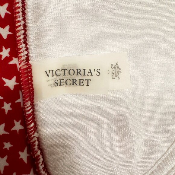 Victoria's Secret Bikini Swimsuit Set Womens Size S Red with White Stars… - Picture 5 of 8